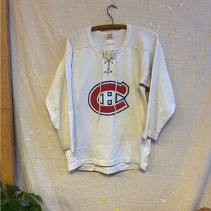 Vintage nhl 80s Montreal Canadians cotton jersey